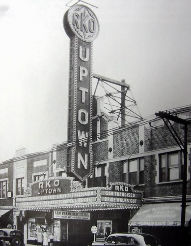 Uptown Theatre - Old Photo (newer photo)